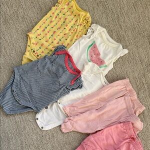 GAP Kids One-Piece Bundle - Yellow, White, Blue, Pink